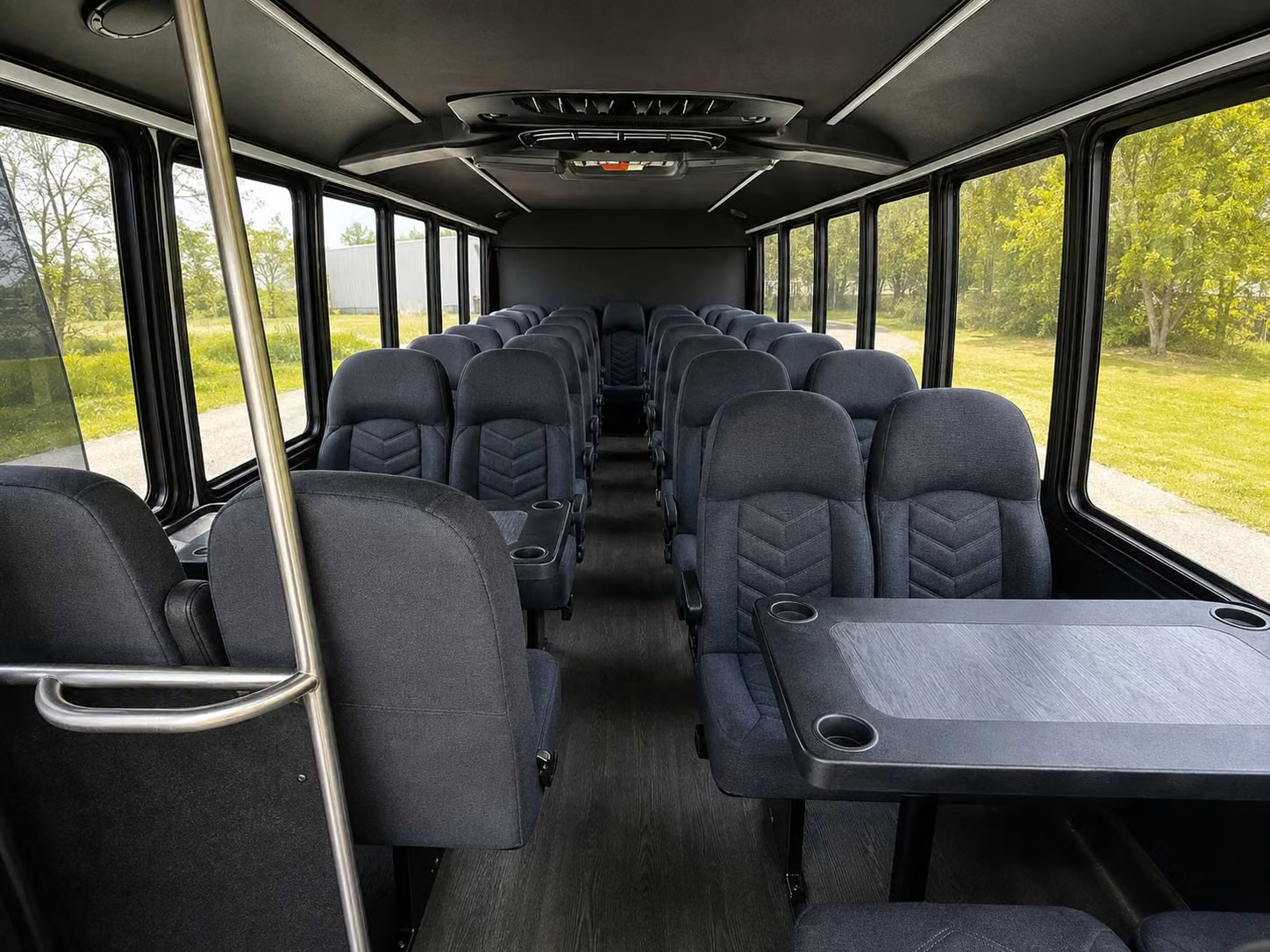 18 passenger minibus interior