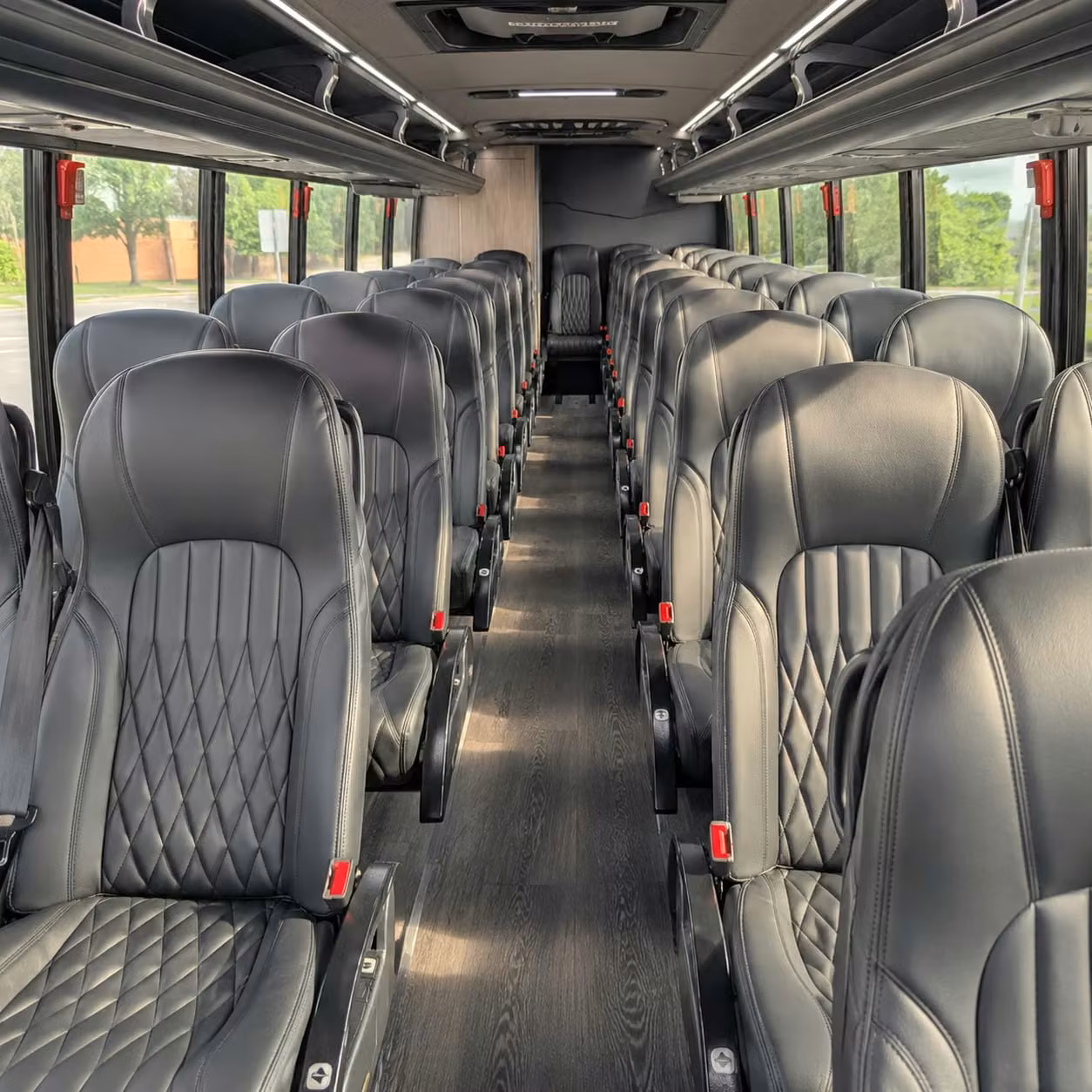30 passenger minibus inside