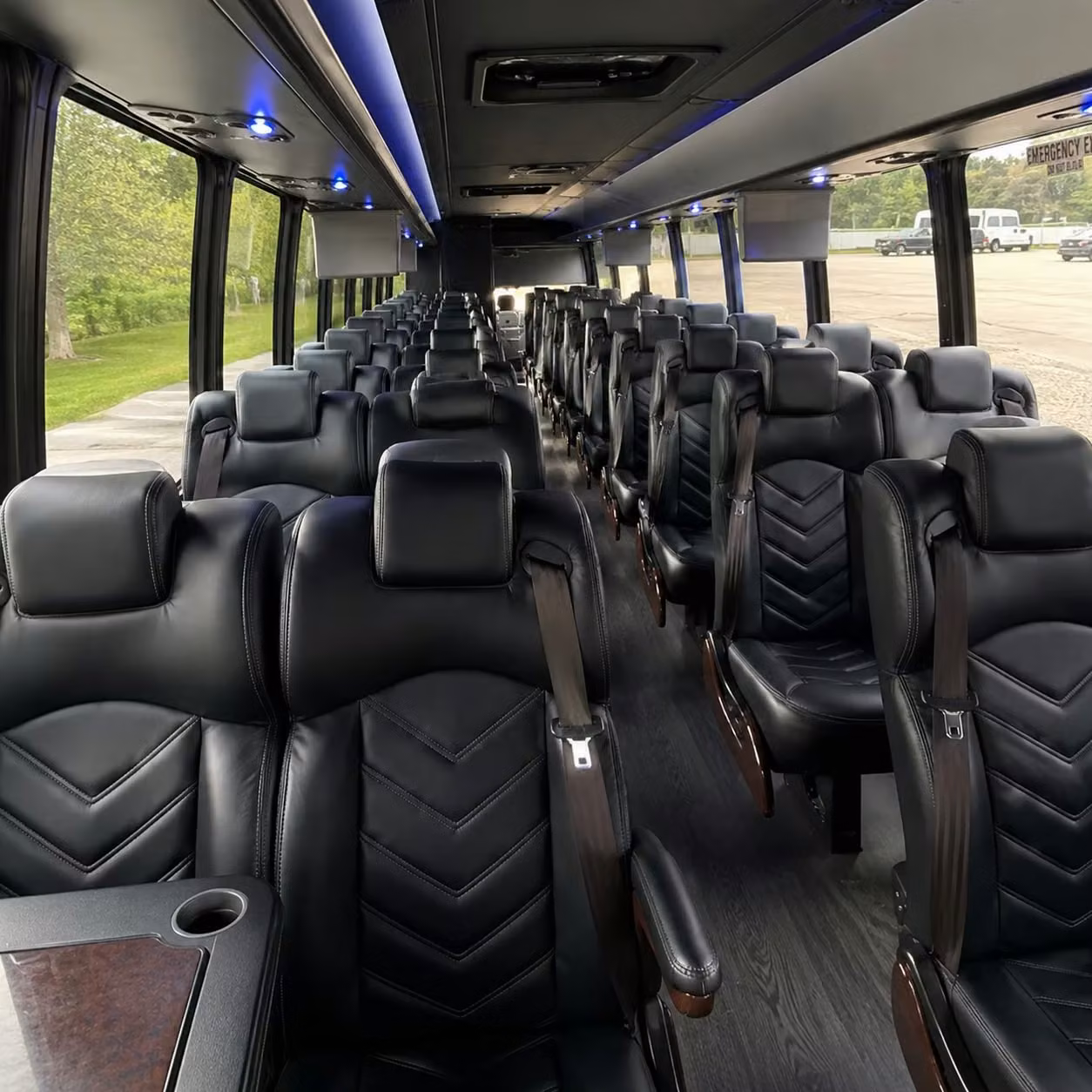 30 passenger minibus interior