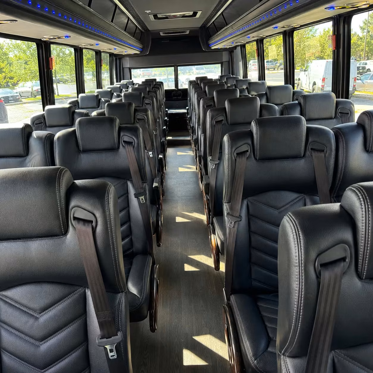35 passenger minibus inside