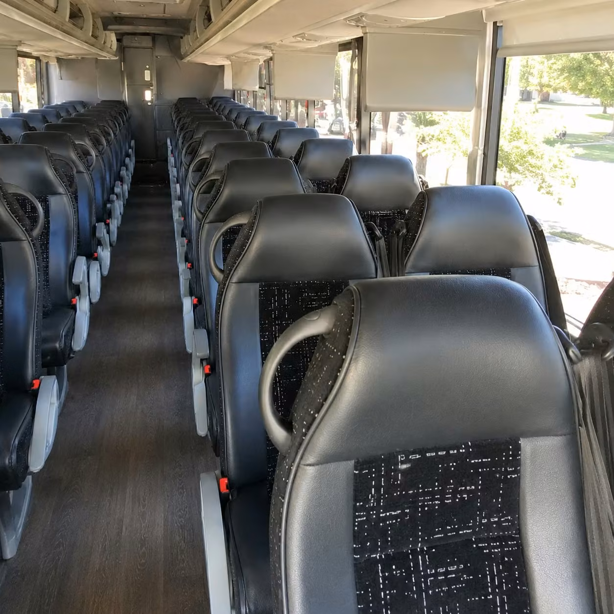corpus christi charter bus interior
