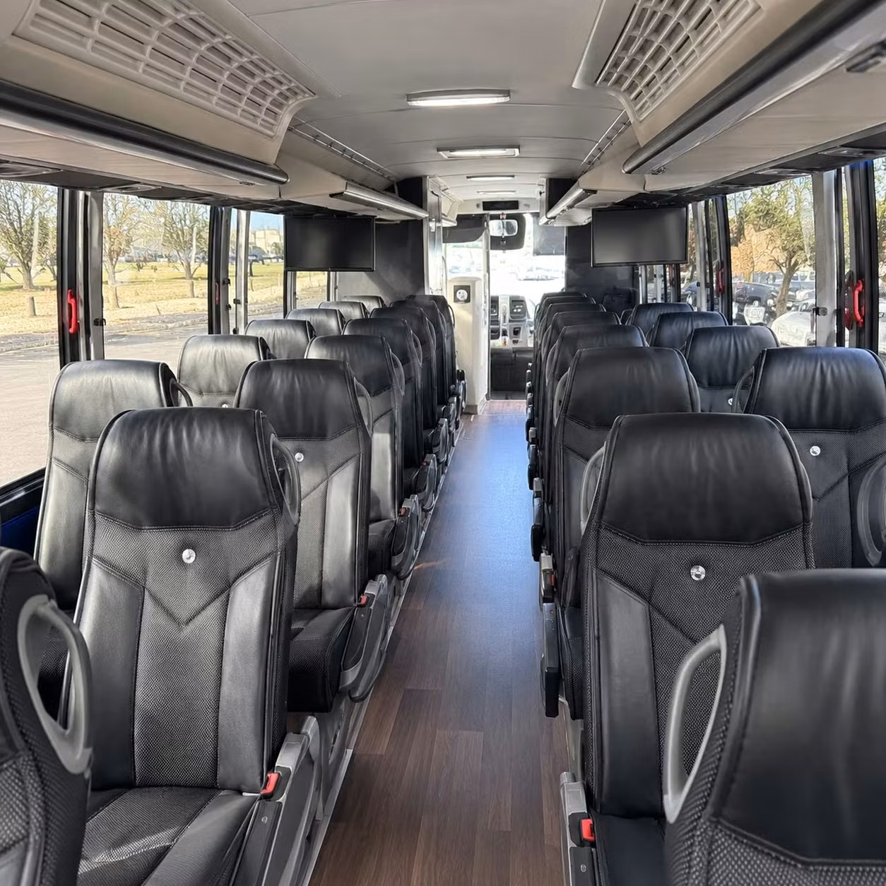corpus christi charter bus rental interior